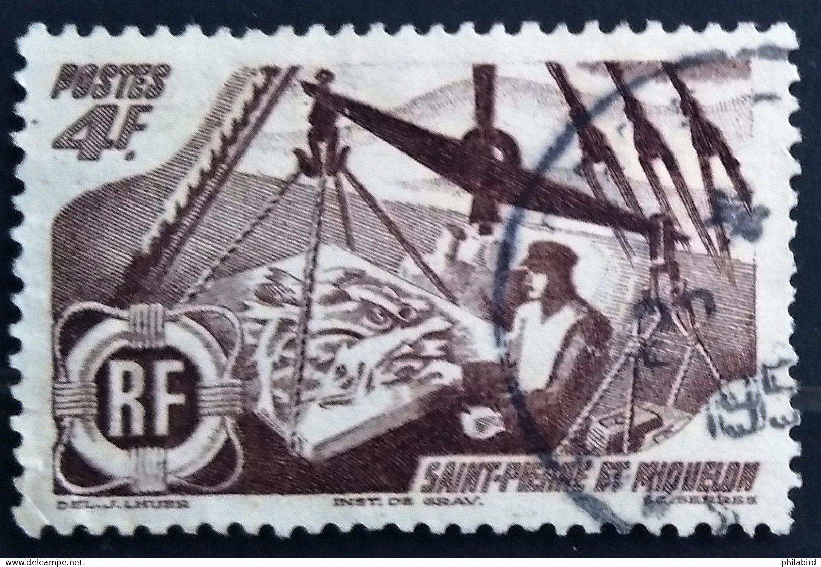 SAINT PIERRE ET MIQUELON                   N° 337                   OBLITERE - Used Stamps