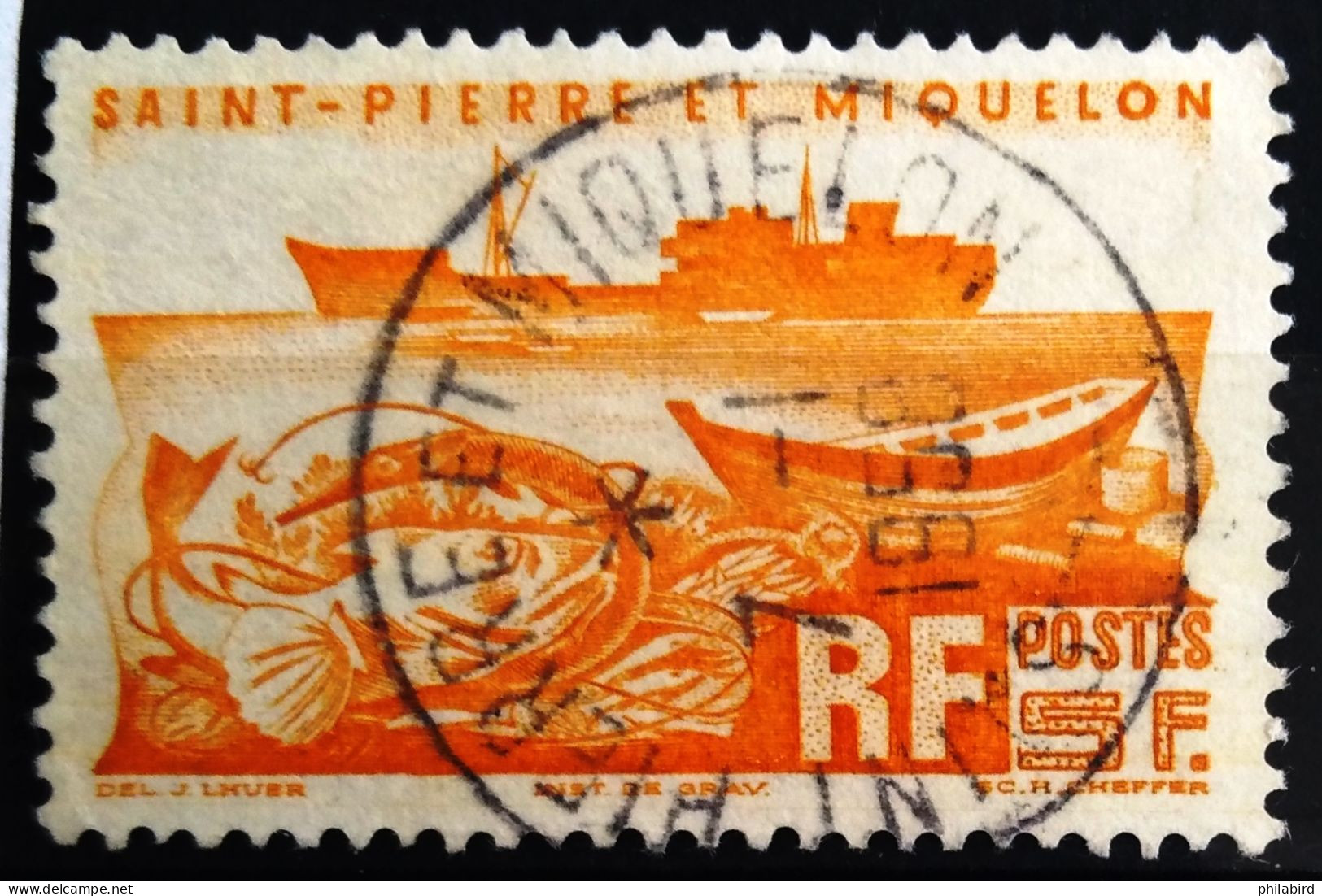 SAINT PIERRE ET MIQUELON                   N° 338                   OBLITERE - Used Stamps