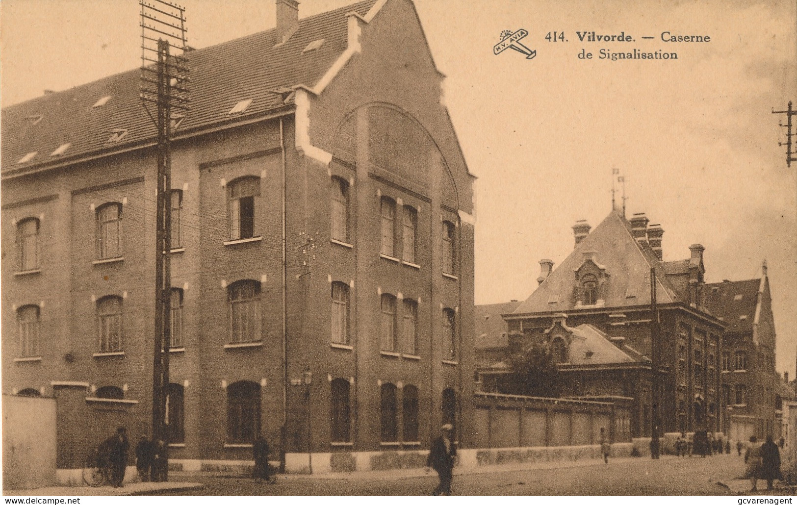 VILVOORDE   CASERNE DE SIGNALISATION            2 SCANS - Vilvoorde