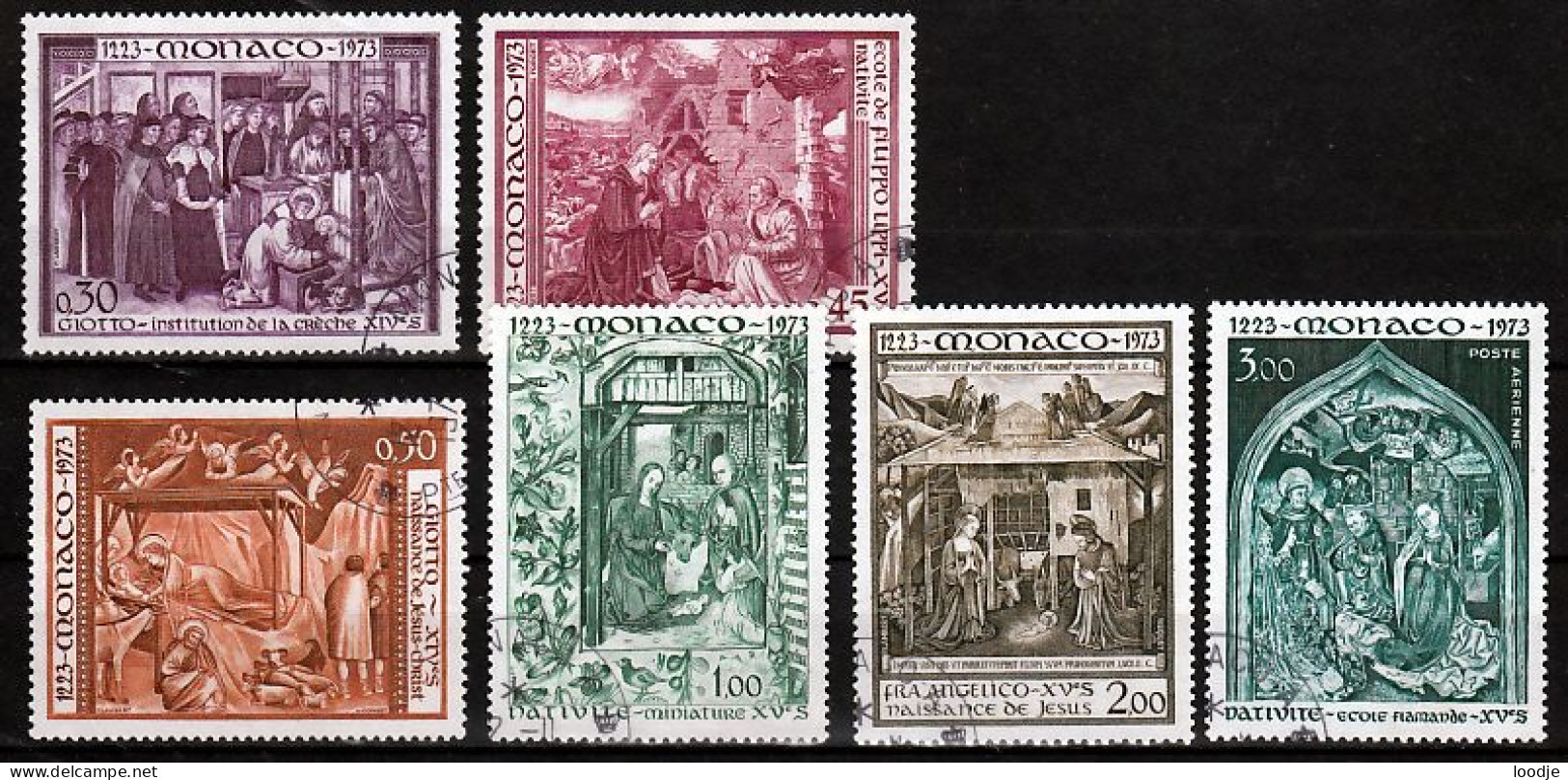Monaco Mi 1089,1094 Gestempeld - Used Stamps