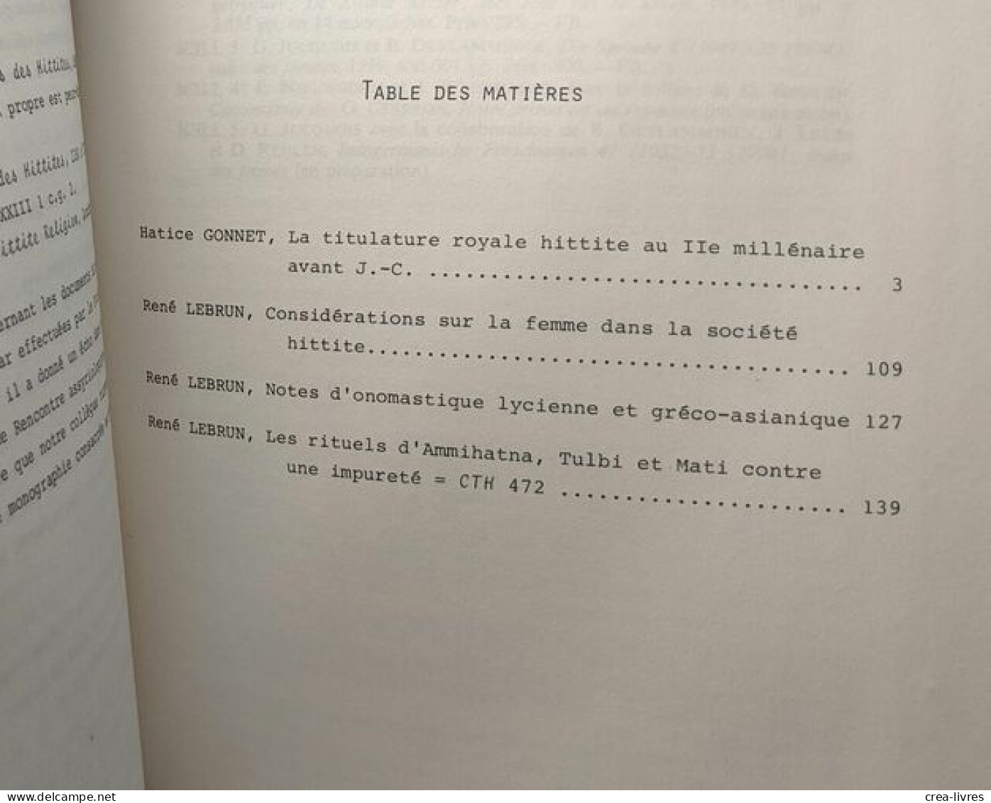 Hethitica III - Bibliothèque Des Cahiers De L'institut De Linguistique De Louvain - 15 - Sciences