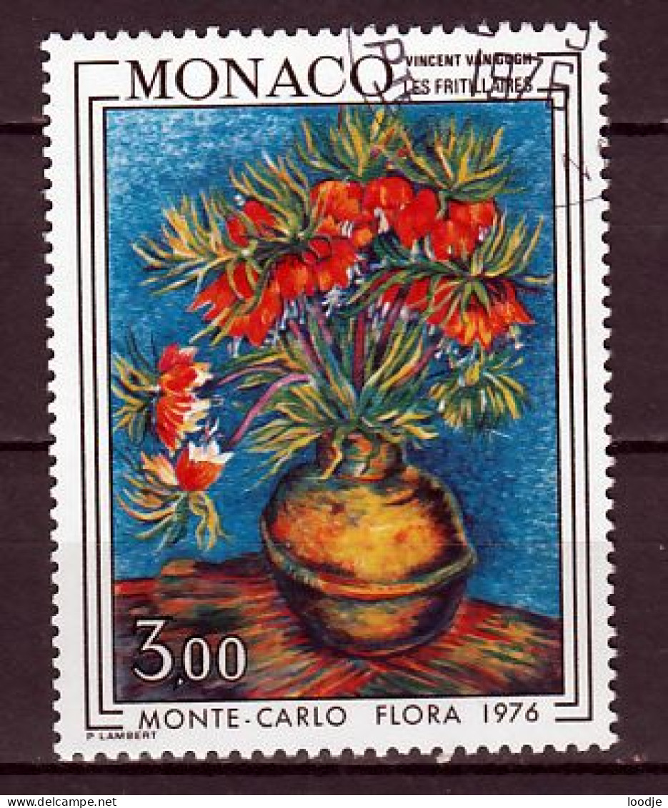 Monaco Mi 1224 Bloemenshow Monte Carlo 1976 Gestempeld - Gebraucht