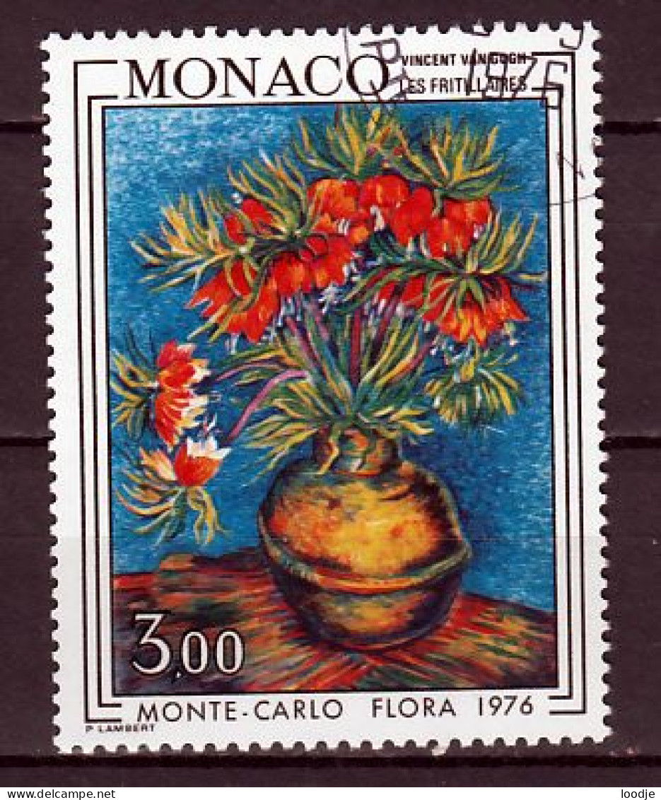 Monaco Mi 1224 Bloemenshow Monte Carlo 1976 Gestempeld - Usados