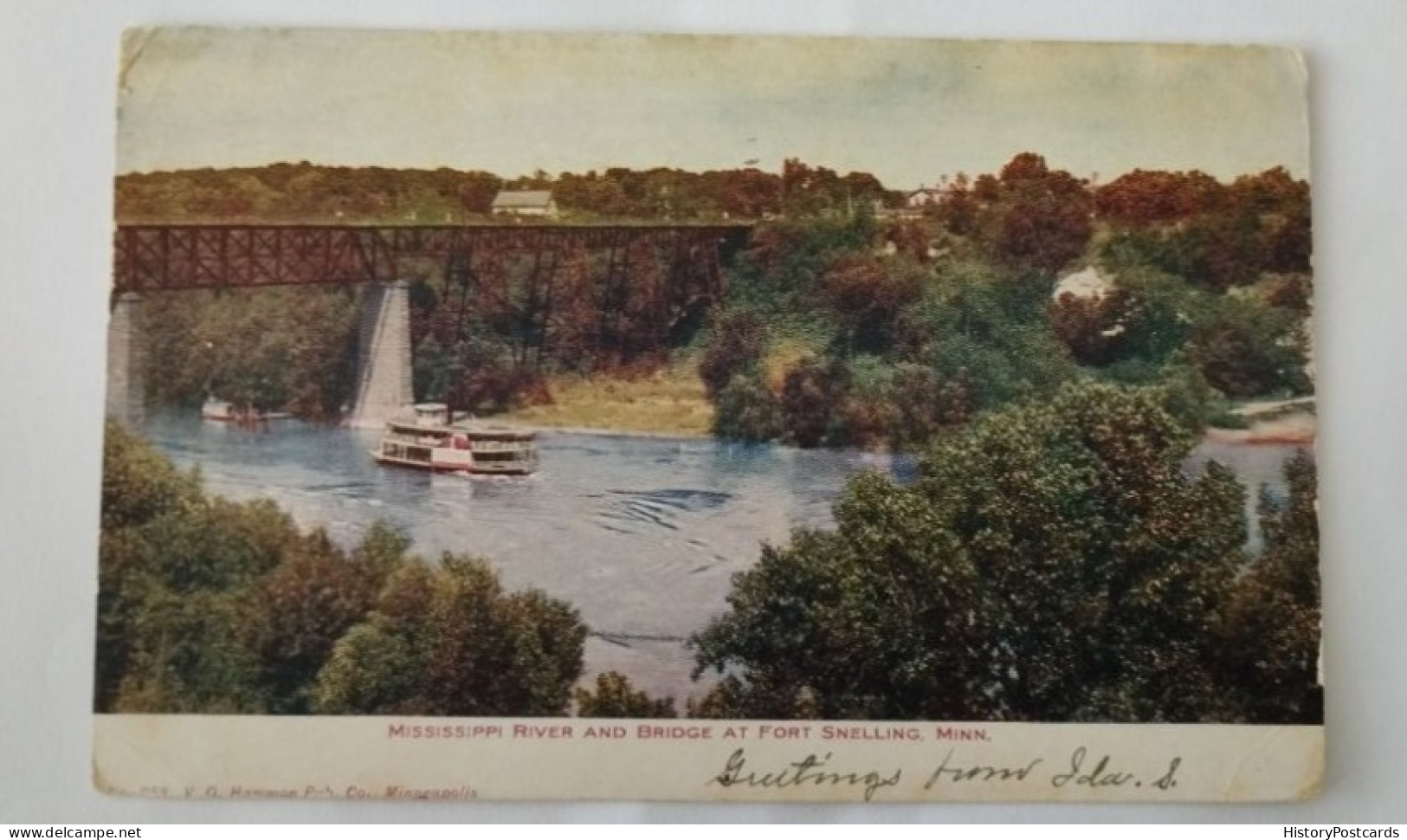 Fort Snelling, Minn., Missippi River A. Brigade, 1905 - Minneapolis