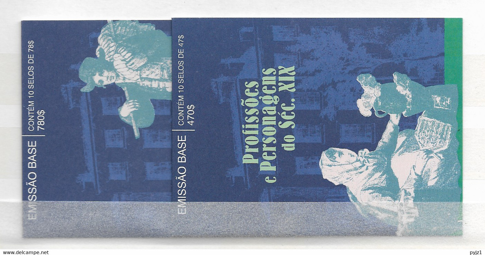 1996 MNH Portugal, Booklets Mi 2115-6, Postfris** - Carnets