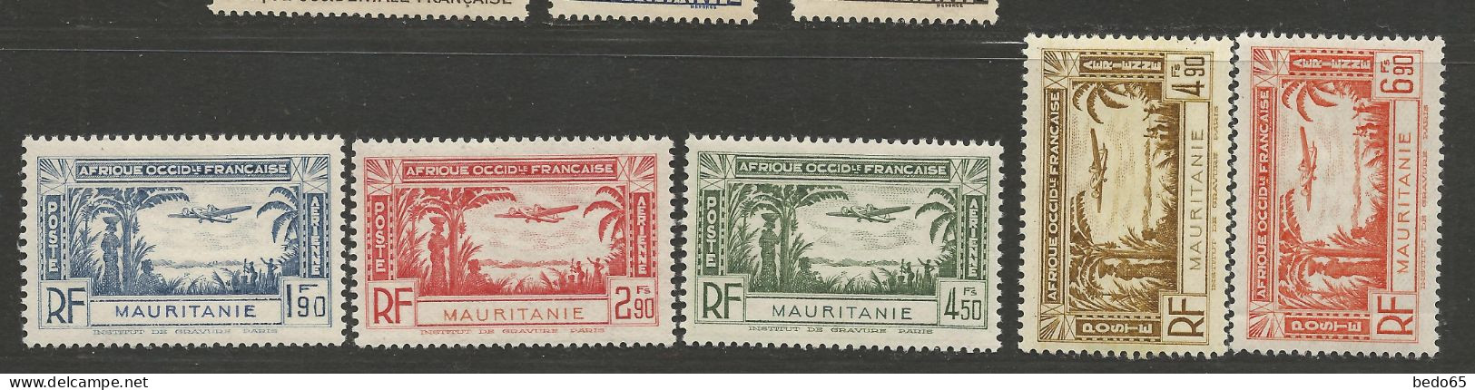 MAURITANIE PA Série Complète N° 1 à 5 NEUF** SANS CHARNIERE / Voir Description / Hingeless / MNH - Andere & Zonder Classificatie