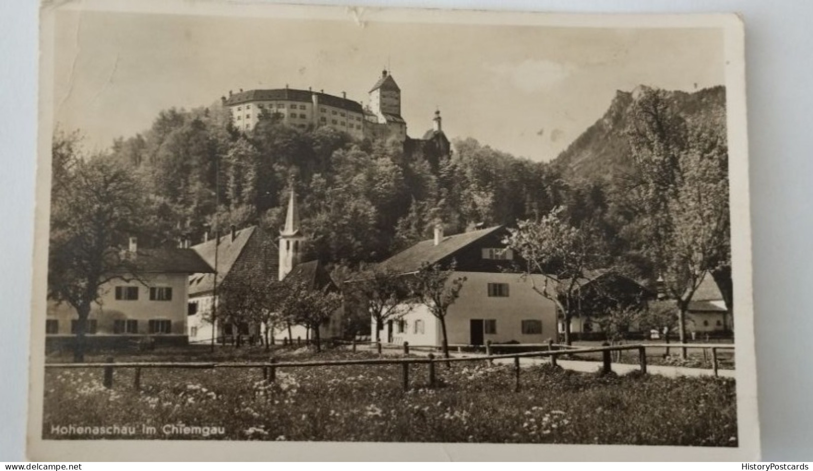 Hohenaschau Im Chiemgau, Schöne Zeitgenössische Stempel, 1938 - Chiemgauer Alpen
