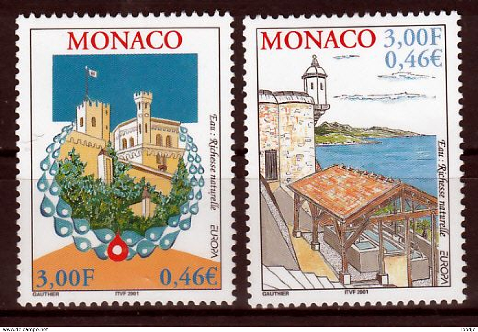 Monaco  Europa Cept 2001 Postfris - 2001