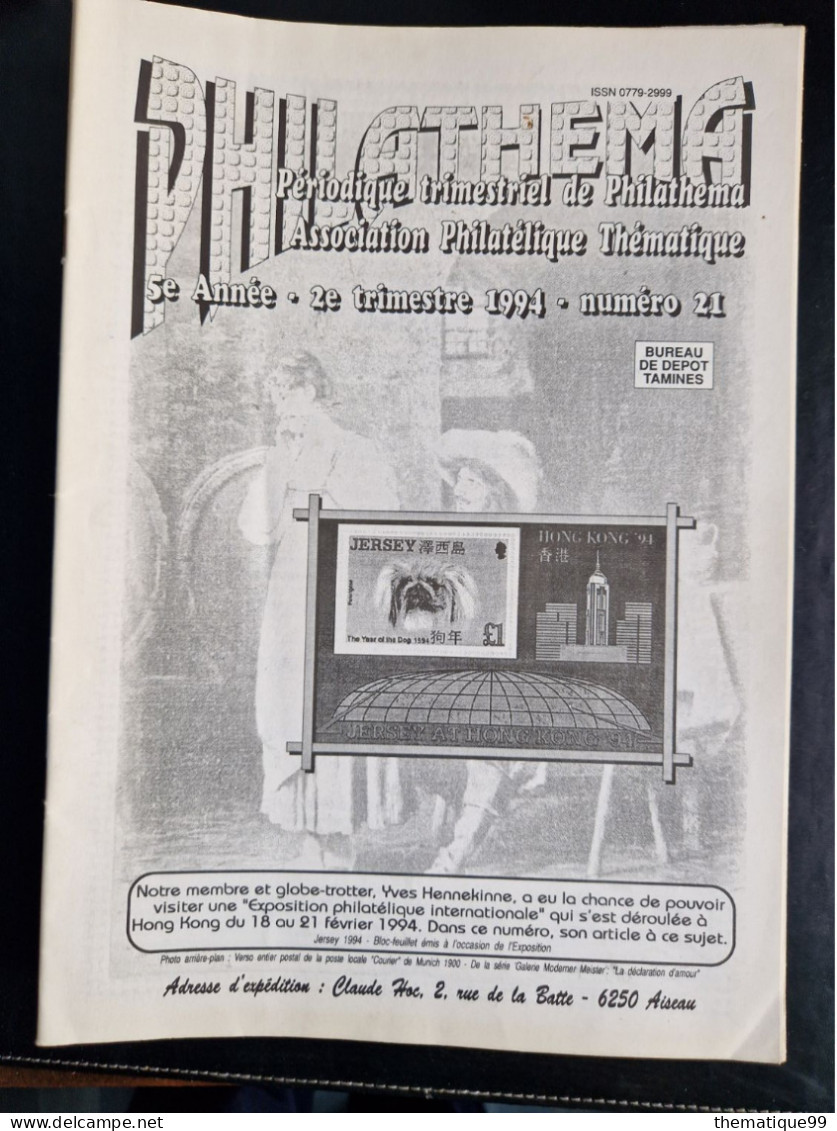 Lot De Revues Philatélie Thématique, Philathema - Motive