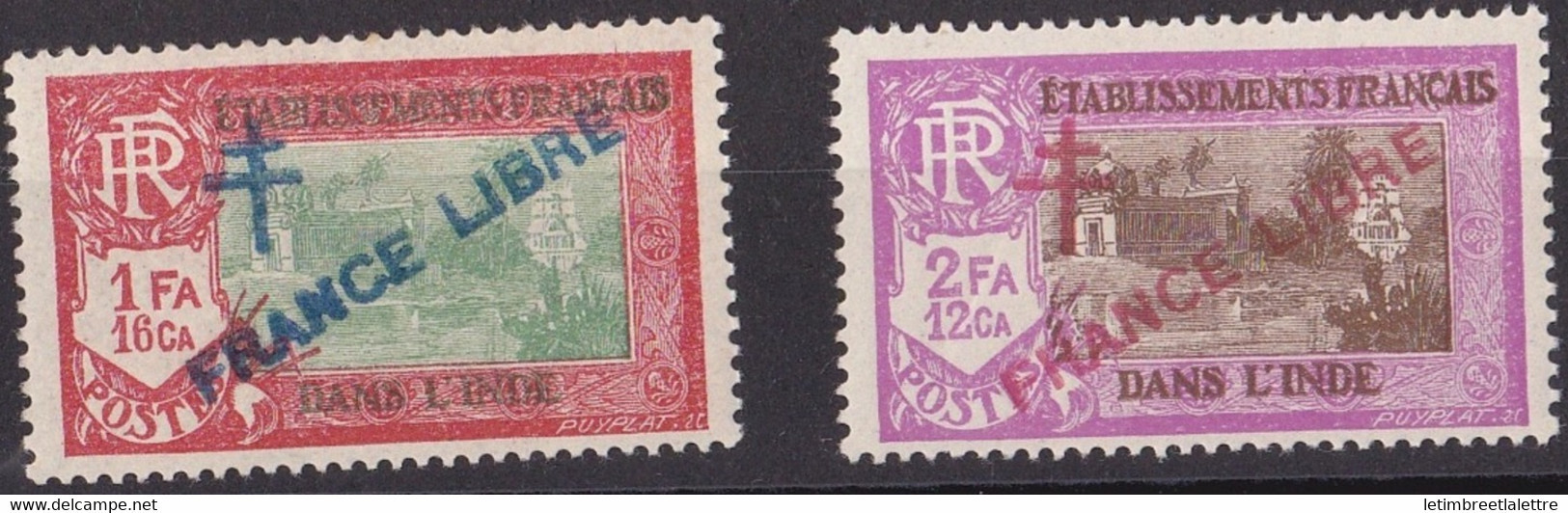 Inde - YT N° 164 Et 165 ** - Neuf Sans Charnière - 1941 / 1943 - Unused Stamps