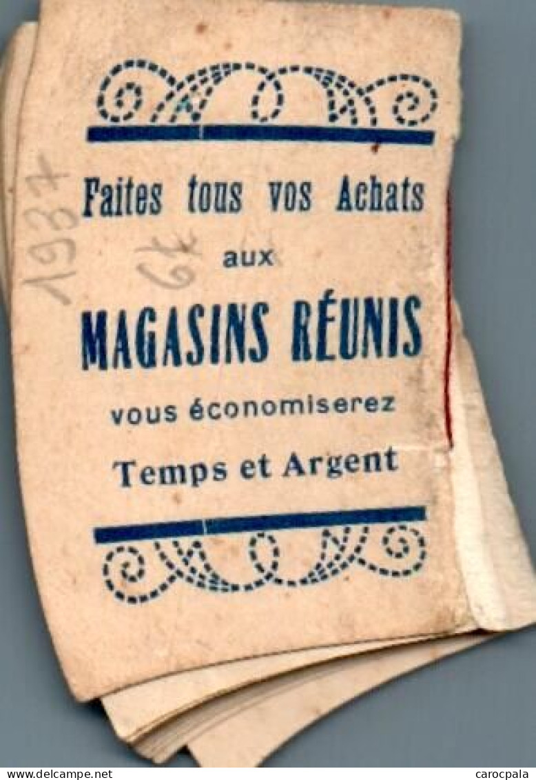 1937 Magasins Réunis : Illustration Fillette Papillon Signée A . Desc ? - Klein Formaat: 1921-40