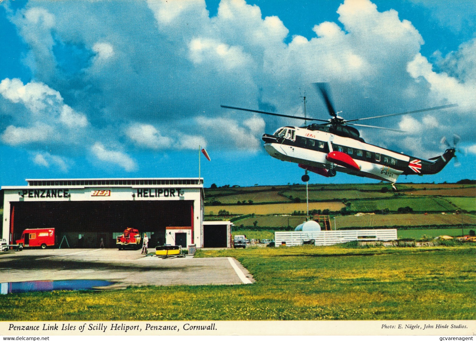 THE PENZANCE HELIPORT      CORNWALL  ZIE AFBEELDINGEN - Helicopters