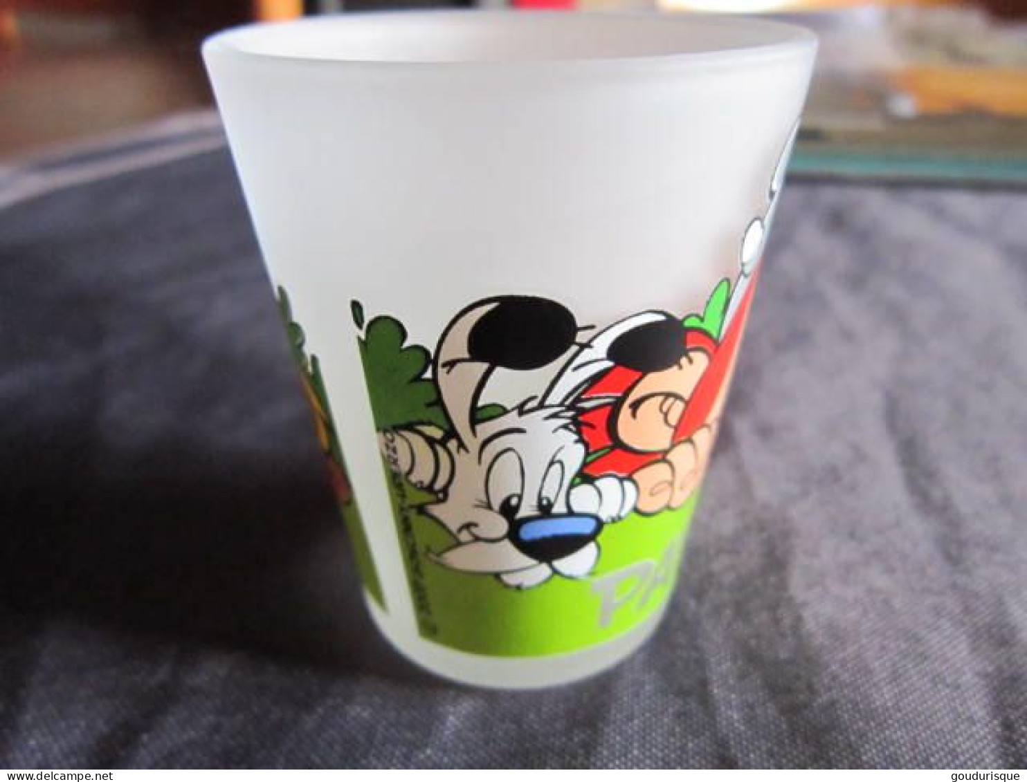 ASTERIX PETIT VERRE A LIQUEUR ASTERIX OBELIX ET IDEFIX PARC ASTERIX - Asterix