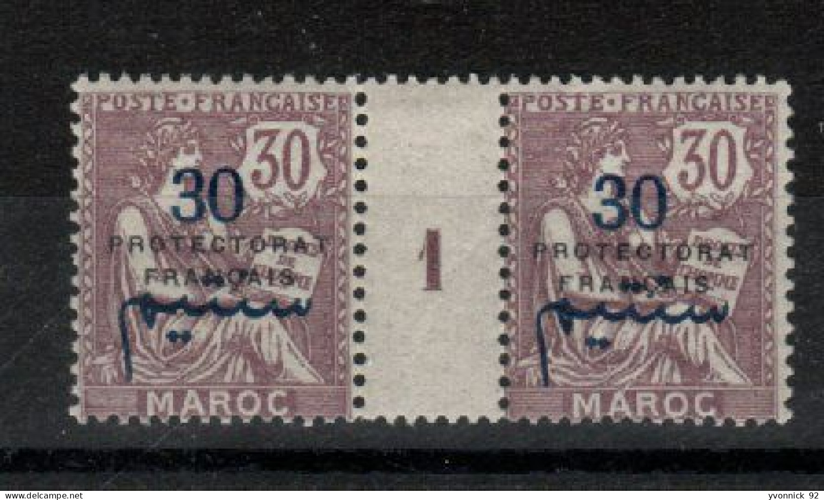 Maroc _ Millésimes _ Surchargé 30/30  N°46  (1921) - Andere & Zonder Classificatie