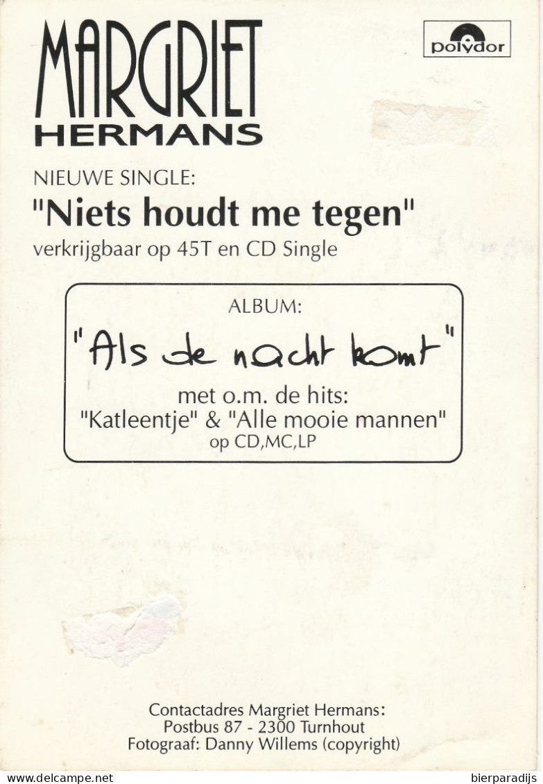 MARGRIET HERMANS - Autographes