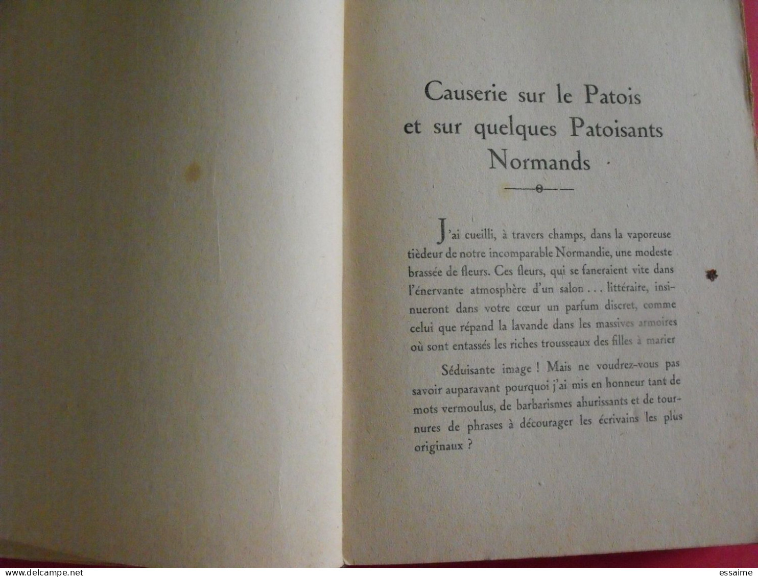 Les Terreux Par Maït Arsène. G. Demongé. Ed. Fécamp Durand & Fils 1925 - Normandië