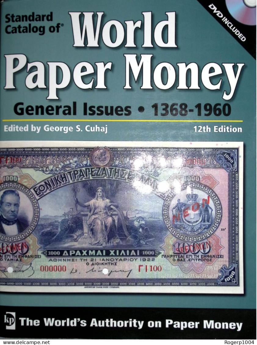 Standard Catalog Of World Paper Money - General Issues 1368 - 1960 (12th Edition) - Engels
