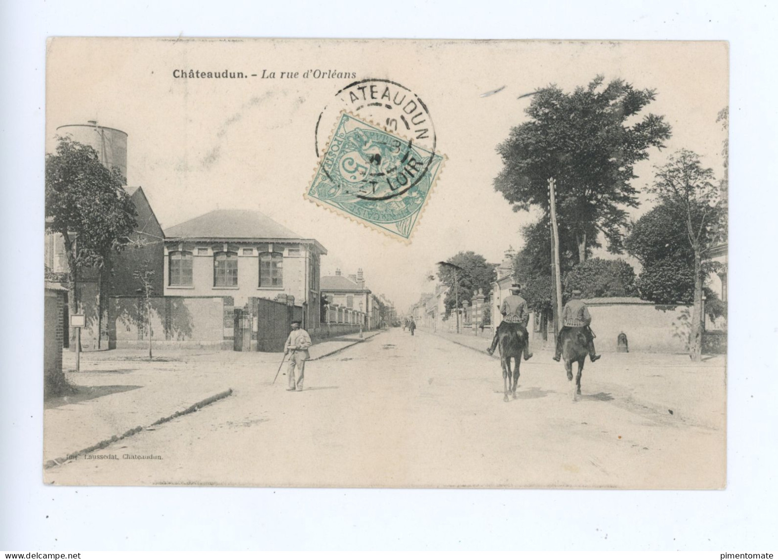 CHATEAUDUN LA RUE D'ORLEANS - Chateaudun