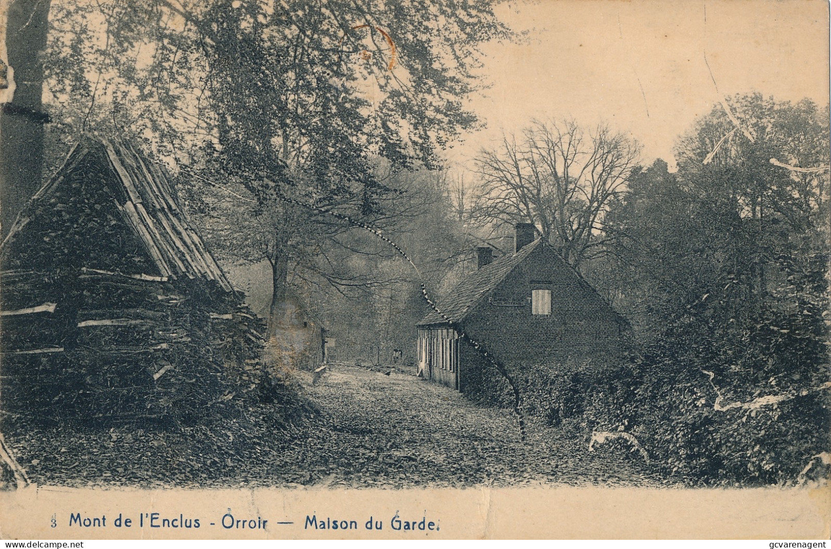 MONT DE L'ENCLUS  ORROIR   MAISON DU GARDE   2 SCANS - Kluisbergen