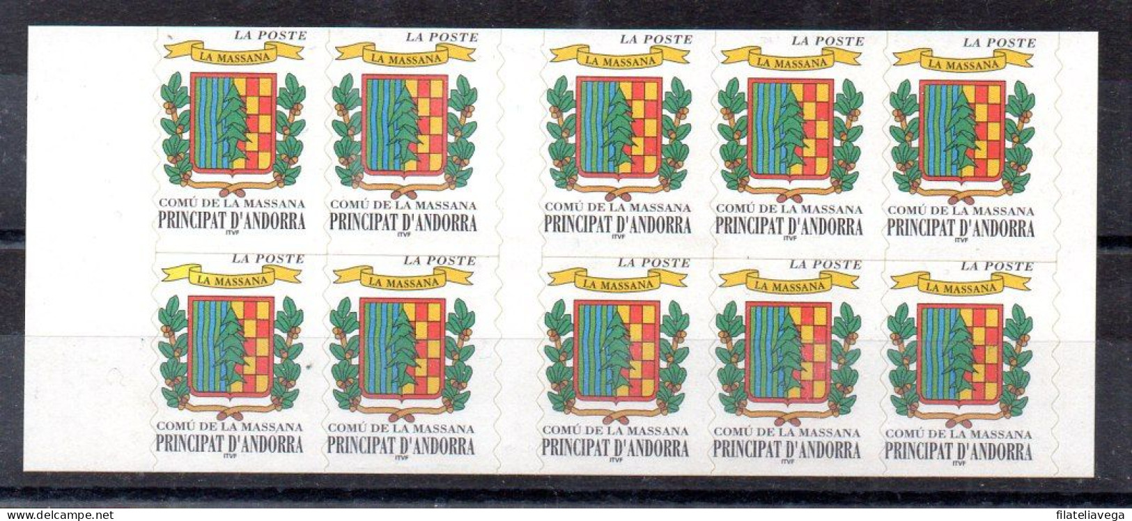 Andorra Francesa Carné Nº Yvert 9 ** - Postzegelboekjes