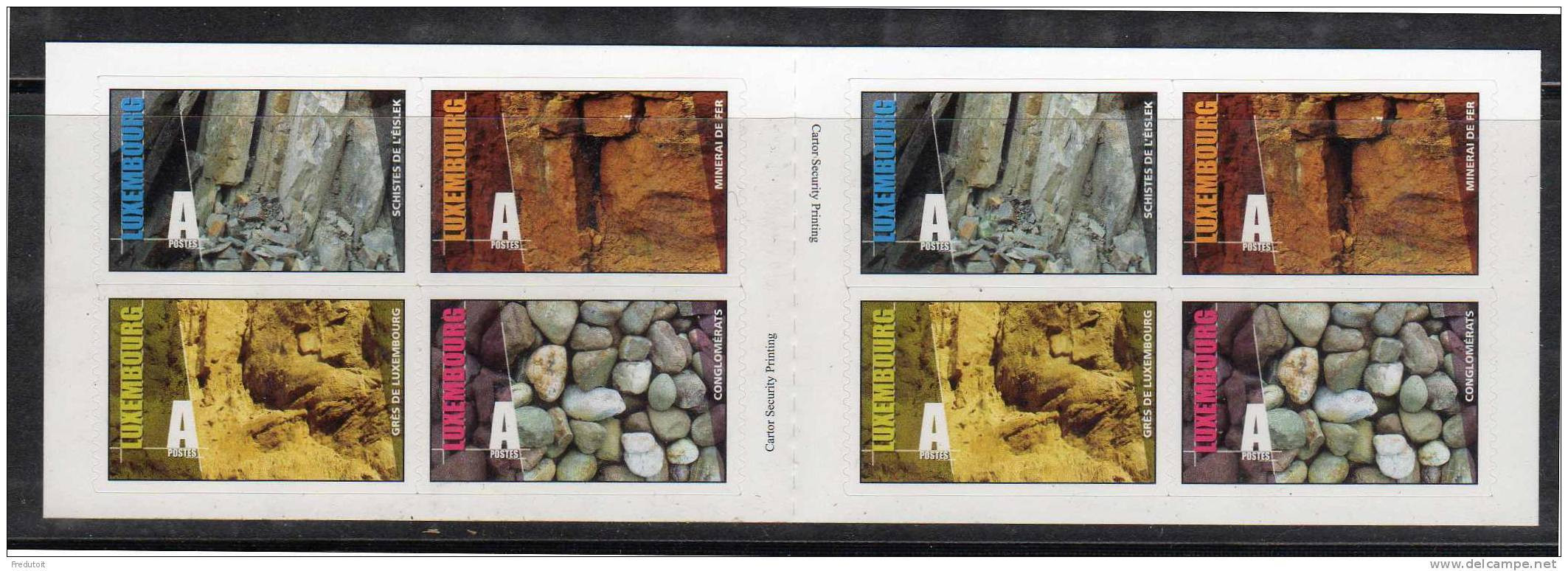 LUXEMBOURG - CARNET N°C 1637 ** (2005)  GEOLOGIE - Booklets