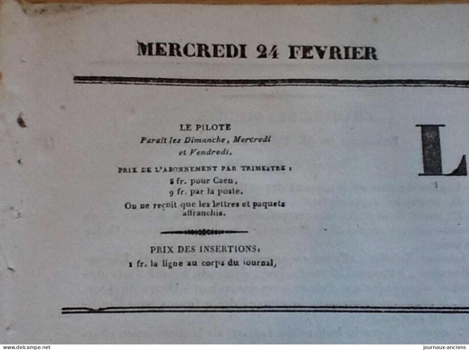 1836 ATTENTAT À LA « MACHINE INFERNALE »  Giussepe FIESCHI MOREY PÉPIN Contre Louis PHILIPPE - LE PILOTE DU CALVADOS - 1800 - 1849