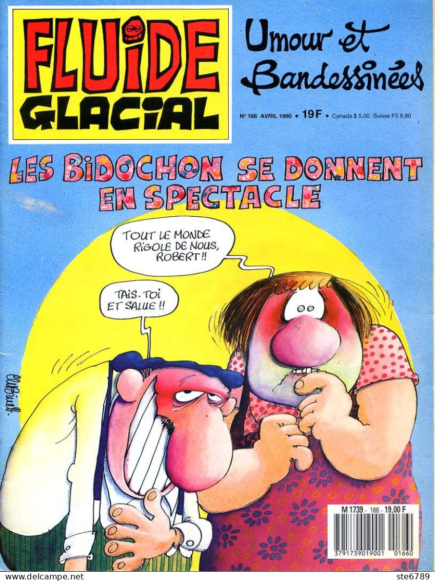 FLUIDE GLACIAL BD N° 166 * Avril 1990 - Fluide Glacial