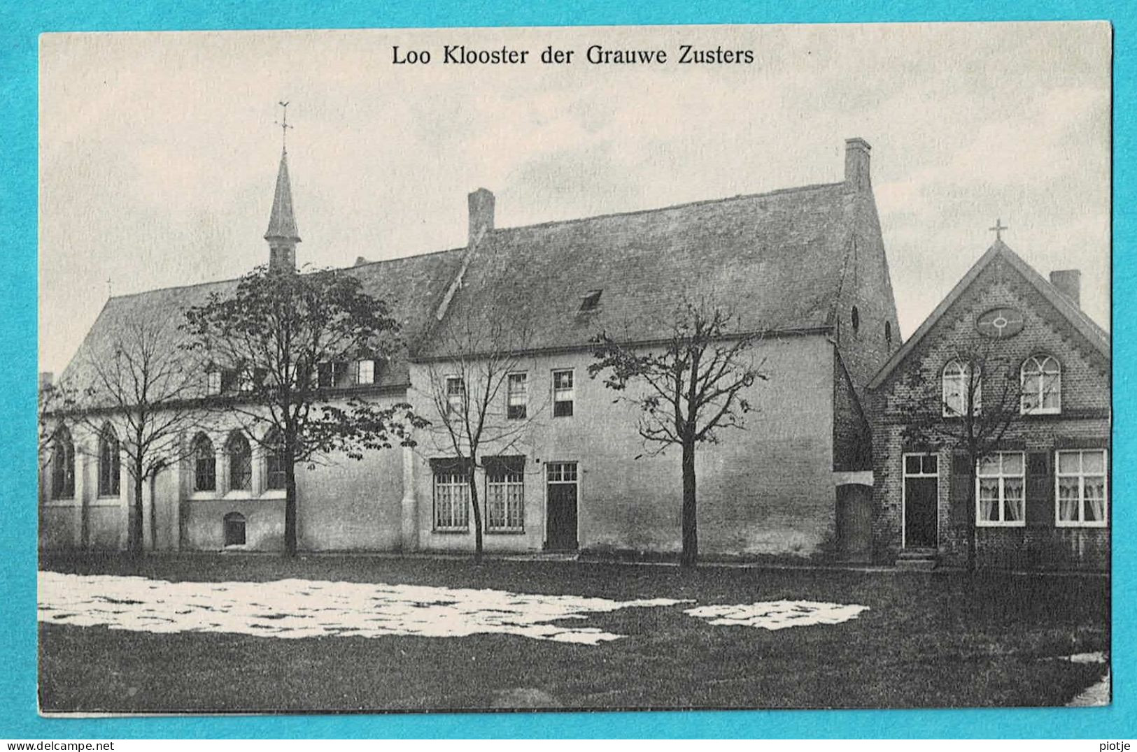 * Lo Reninge - Loo (West Vlaanderen) * (Drukkerij Wed. Ghyssaert) Klooster Der Grauwe Zusters, Cloitre, TOP, Rare - Lo-Reninge