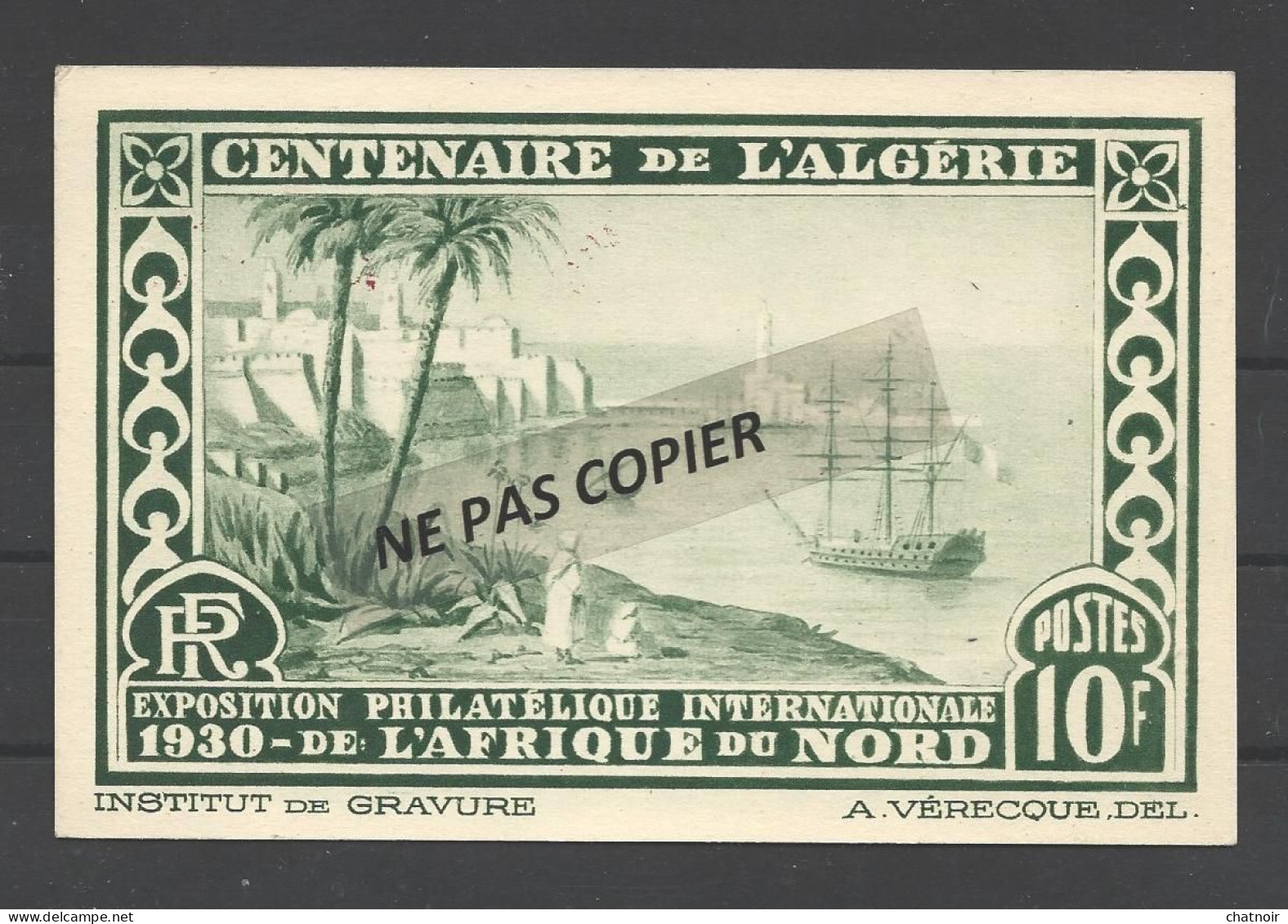 Centenaire De L 'algerie  Exposition 1930 Afrique Du Nord + Cachet Expo + TYPE BLANC Et PASTEUR Surch "algerie" - Sonstige & Ohne Zuordnung