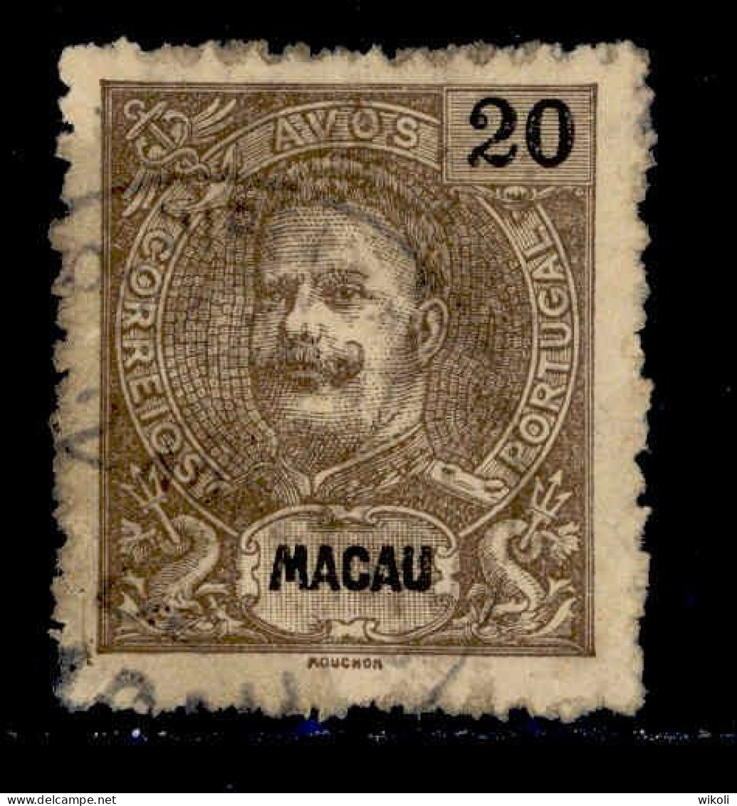 ! ! Macau - 1900 D. Carlos 20 A - Af. 98 - Used (cc 036) - Used Stamps