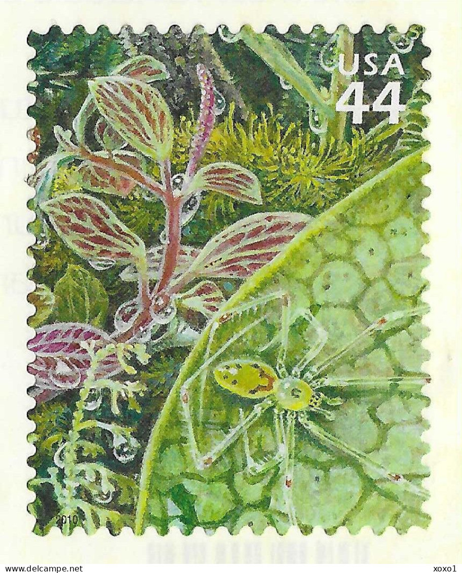 USA 2010 MiNr. 4641 Etats-Unis Hawaiian Rain Forest #12 Plants, Insects Hawaiian Happy-face Spider ** 1.00 € - Spiders