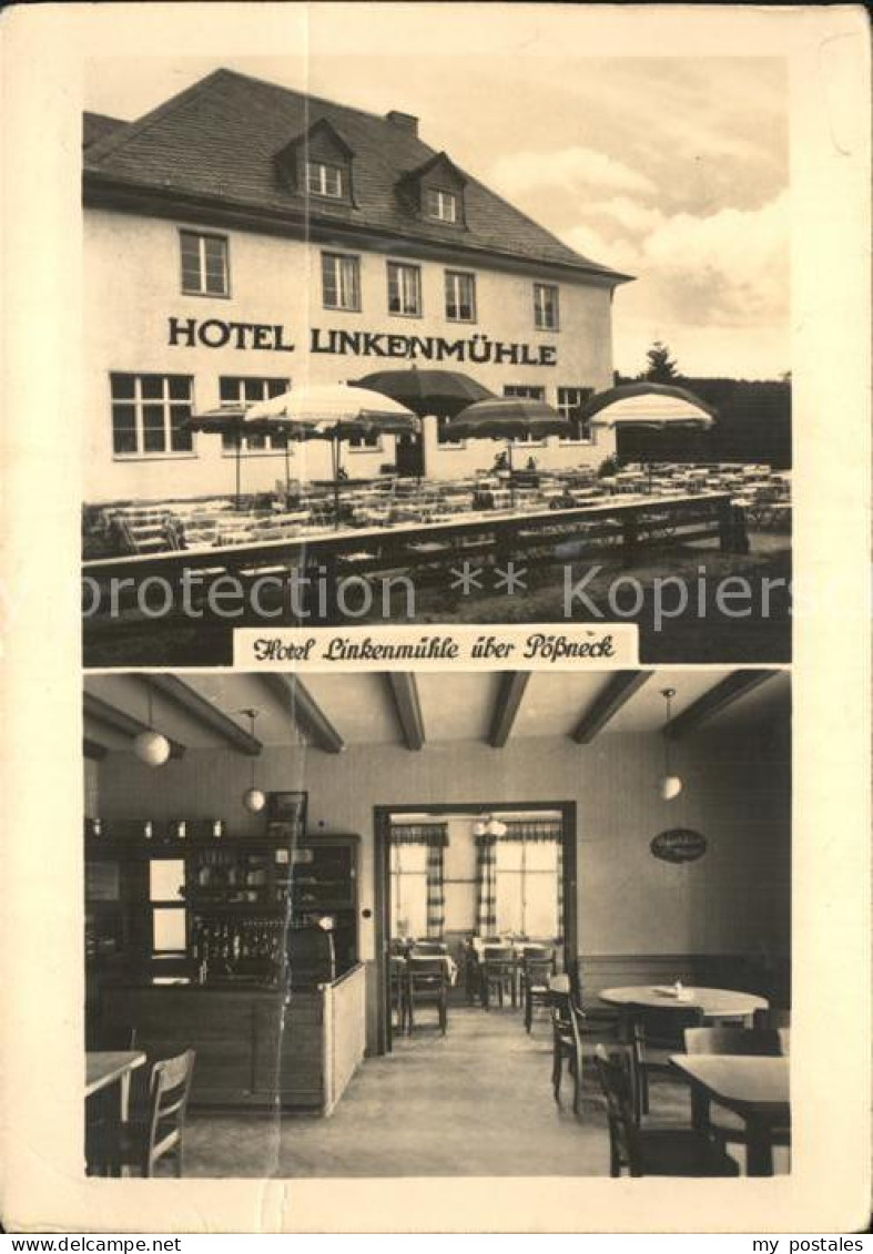 72429937 Poessneck Hotel Linkenmuehle Gastraum Poessneck - Pössneck