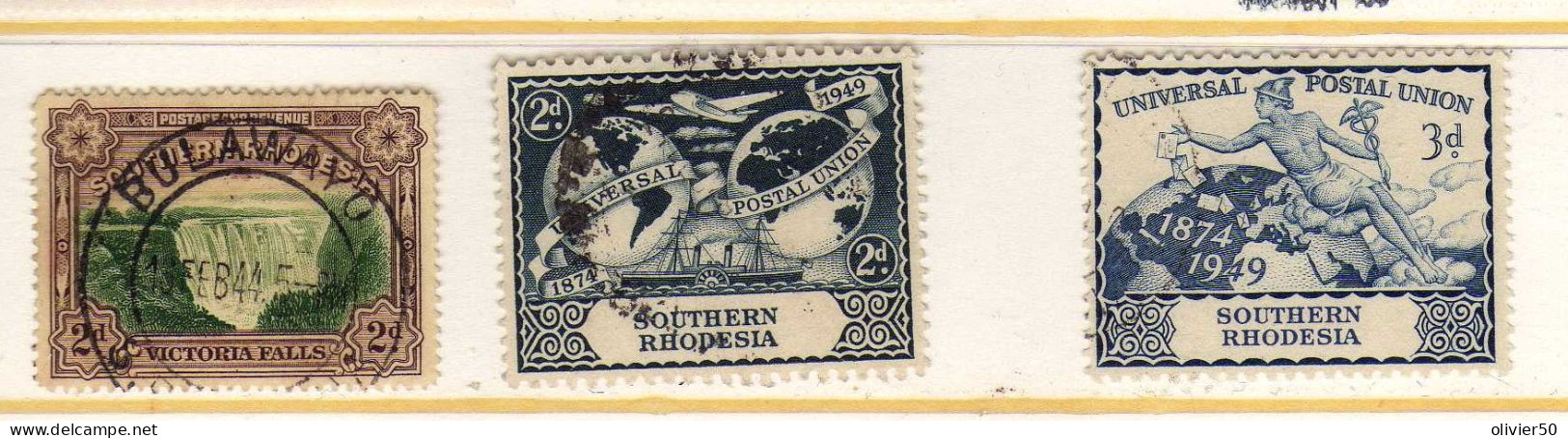 Rhodesie Du Sud - Victoria Falls - UPU - Obliteres - Southern Rhodesia (...-1964)