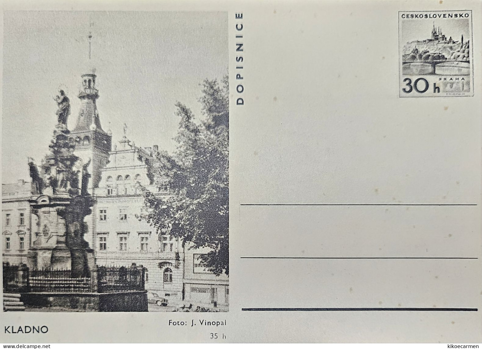 KLADNO Tchécoslovaquie Ceskoslovensko Postal Stationery Card Mnh New ** - Postcards