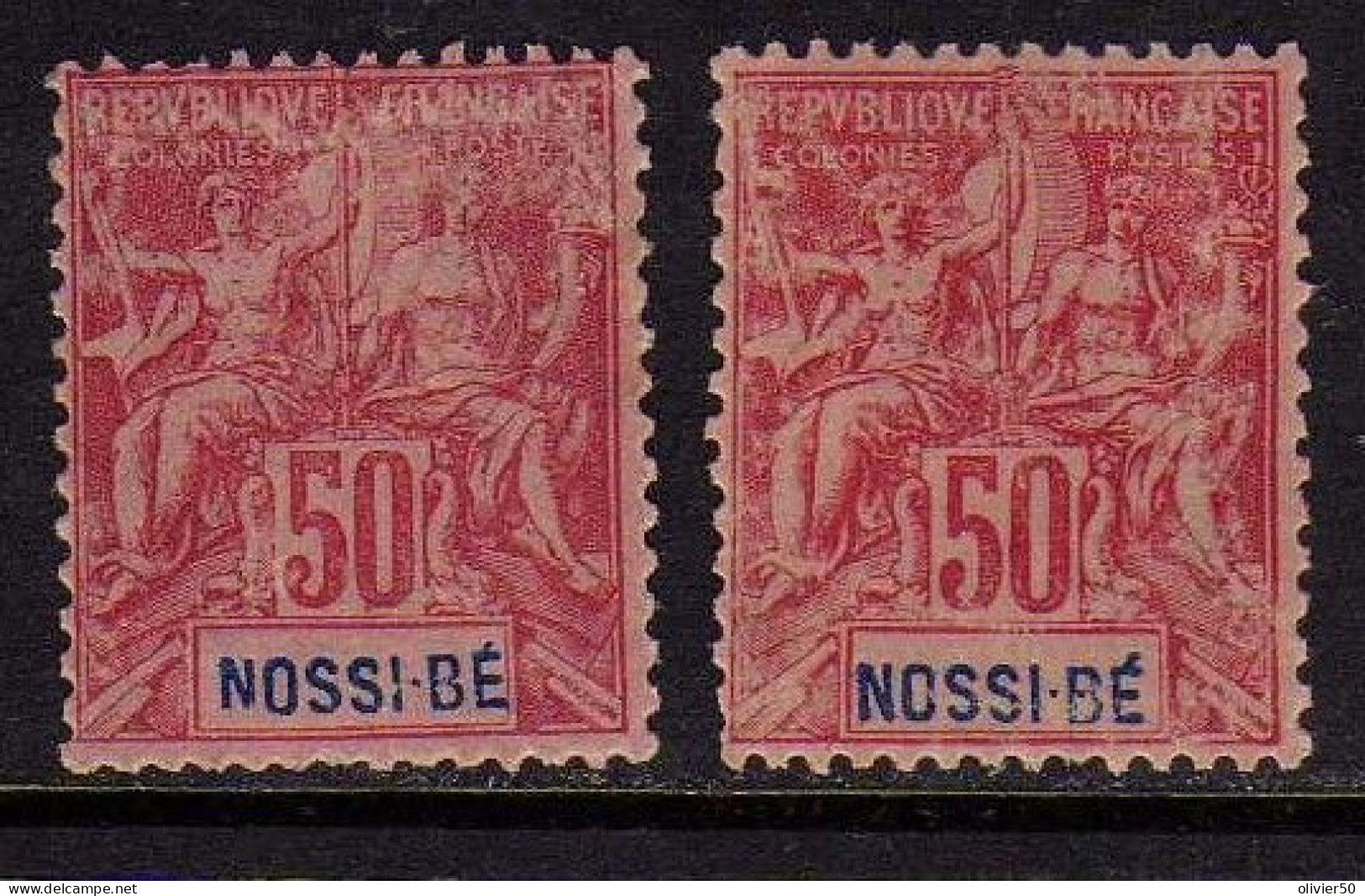 Nossi-Be - 1894 - 50c. Type Groupe - Neuf Sans Gomme - Neufs