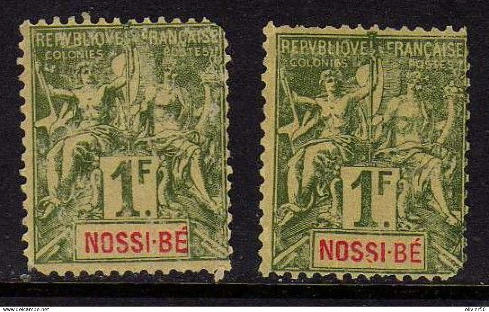 Nossi-Be - 1894 -  1 F.. Type Groupe -  Neuf Sans Gomme - Ongebruikt