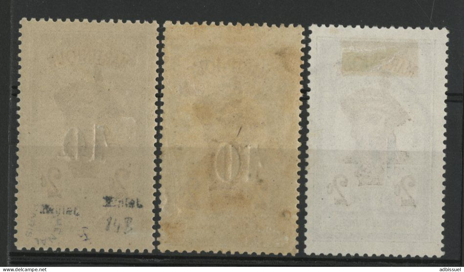 N° 84c Variété Petit "0" Neuf * + N° 84 Neuf * Et Oblitéré Cote Totale 31 € Voir Suite - Unused Stamps