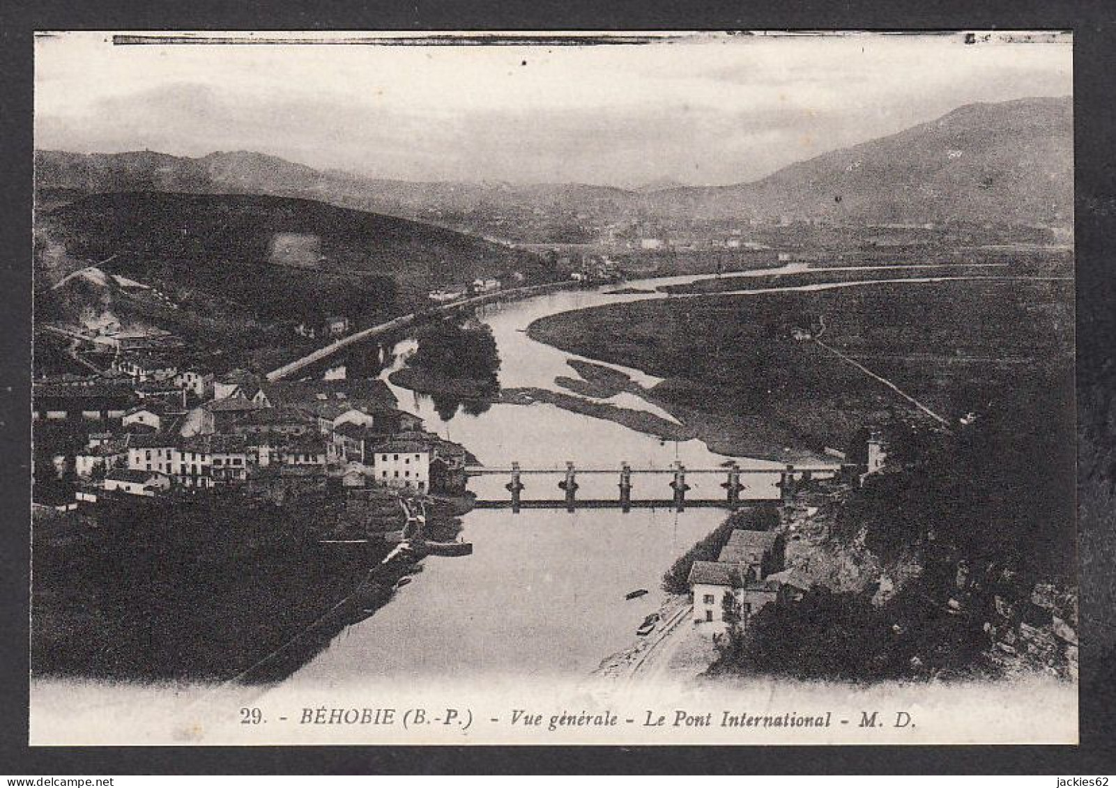 065179/ BÉHOBIE, Vue Générale, Le Pont International - Béhobie