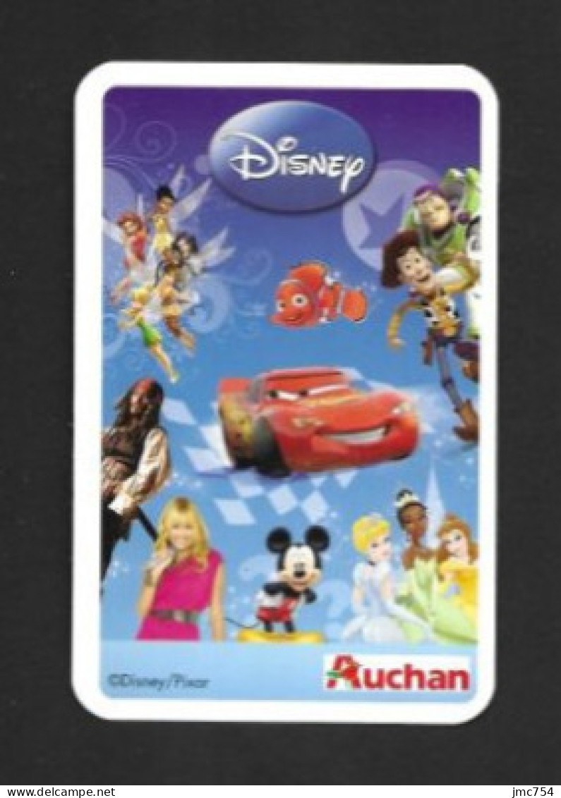 4 Cartes Collector Disney/Pixar Auchan 2010. - Disney