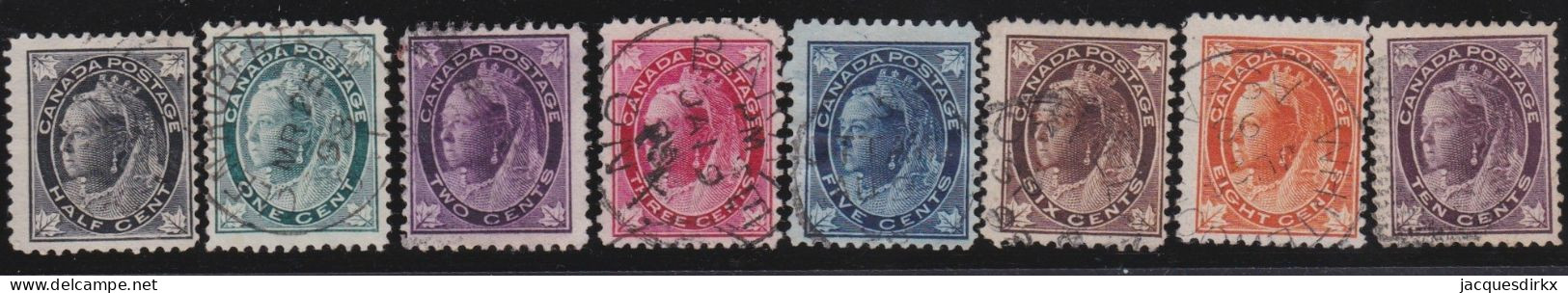 Canada    .    SG   .   142/149    .    O     .  Cancelled - Usados