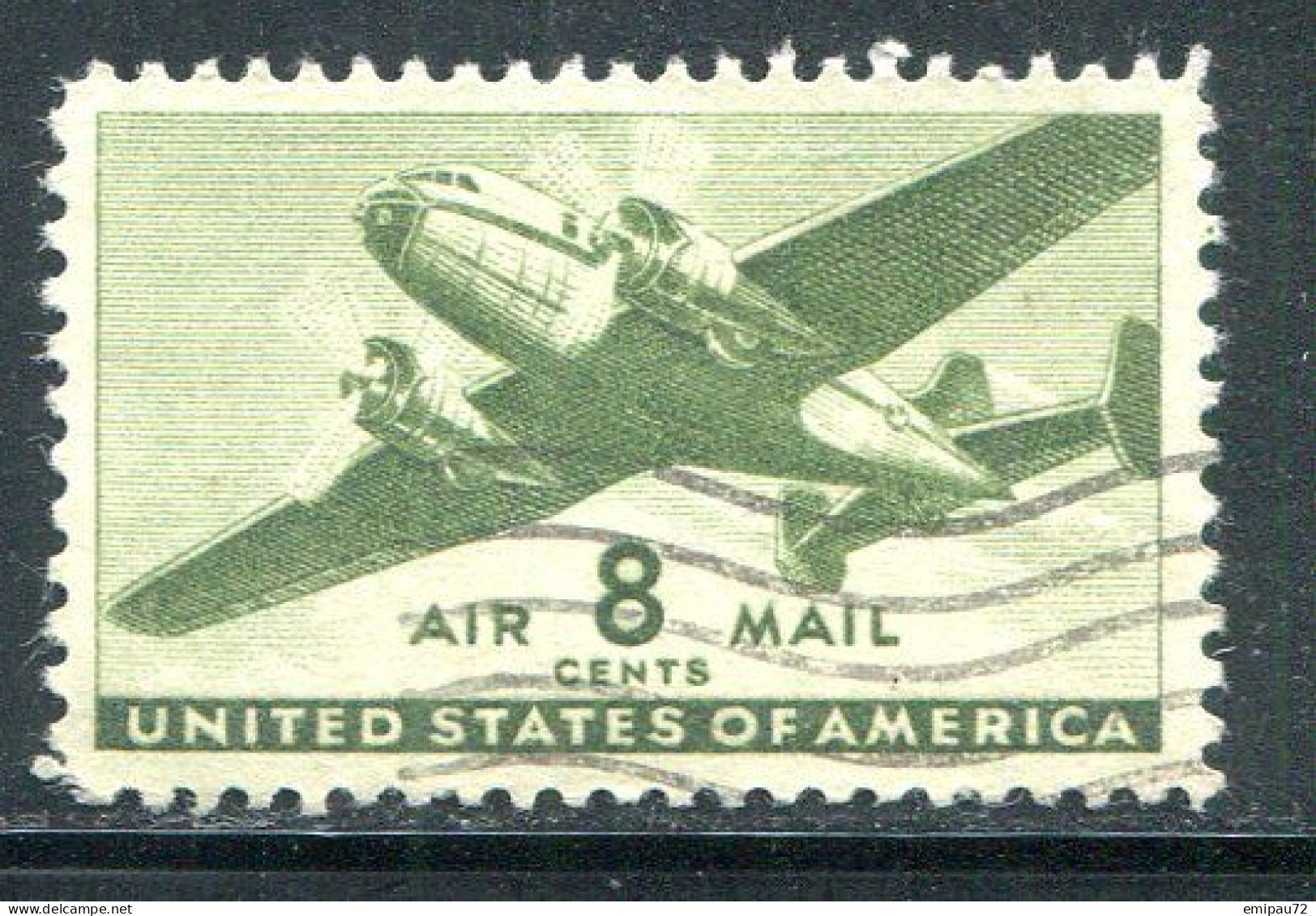 ETATS-UNIS- P.A Y&T N°27- Oblitéré - 2a. 1941-1960 Usados