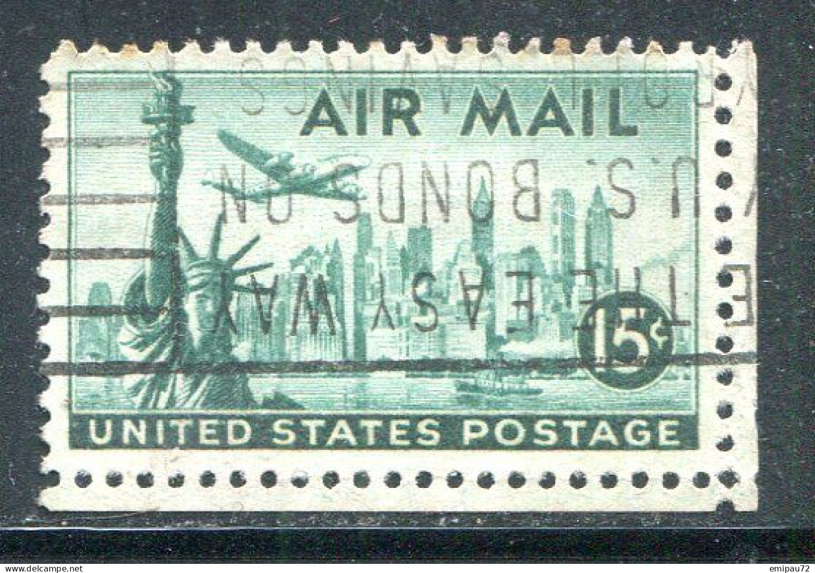 ETATS-UNIS- P.A Y&T N°37- Oblitéré - 2a. 1941-1960 Used