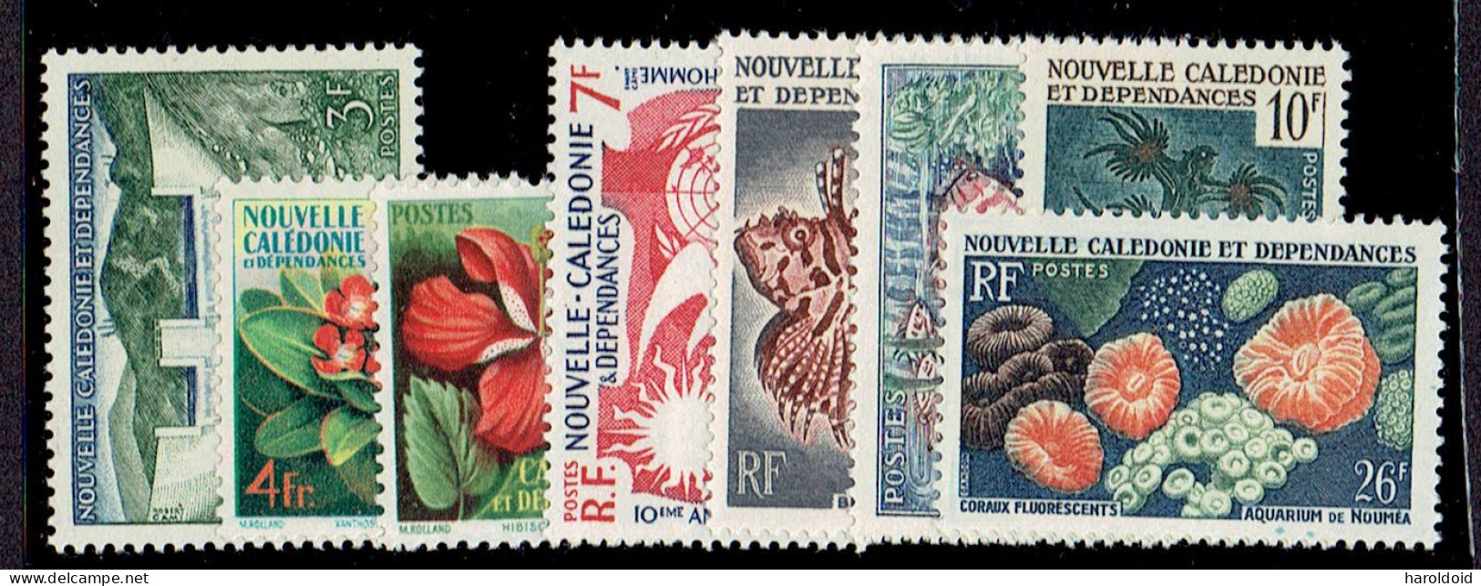 NOUVELLE CALEDONIE - N°287/294 XX TTB - Unused Stamps