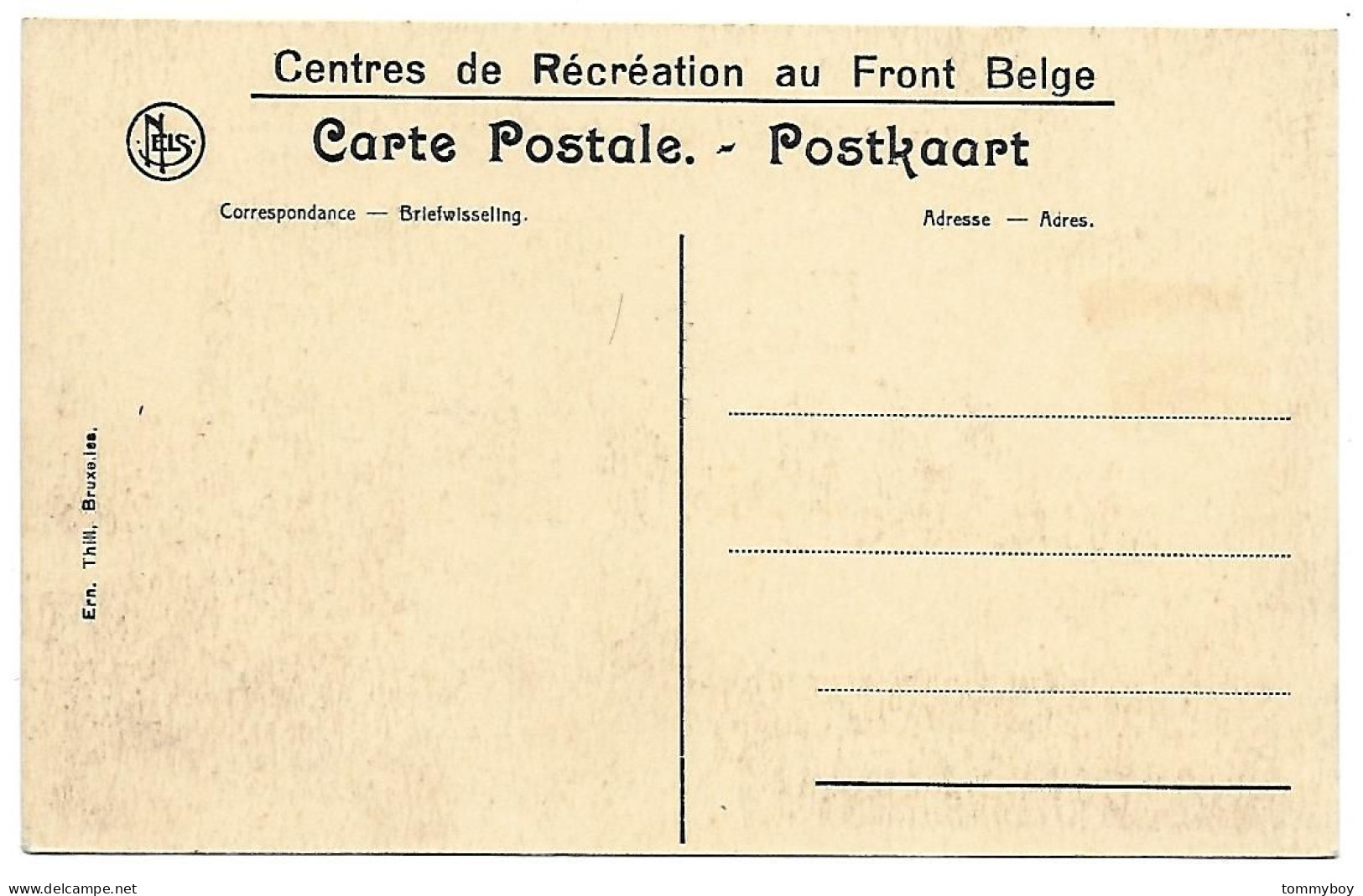 CPA Camp D'Elsenborn, Une Cantine Des Centres De Récréation Au Front Belge - Elsenborn (camp)