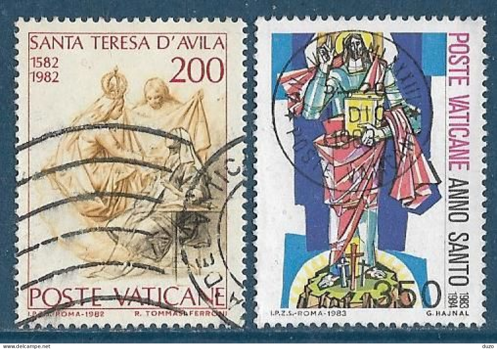 Vatican  - Y&T N° 731/740 (o). - Oblitérés