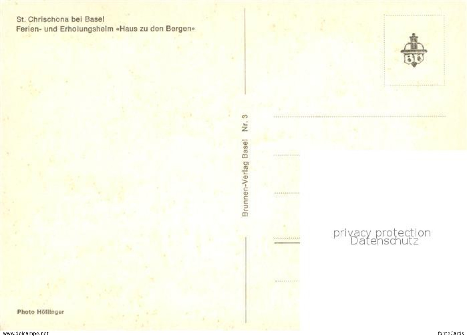 13766314 St Chrischona Ferien- U. Erholungsheim Haus Zu Den Bergen Aussenansicht - Other & Unclassified