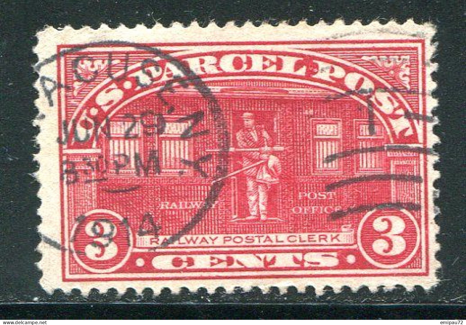 ETATS-UNIS- Timbre Pour Colis Postaux- Y&T N°3- Oblitéré - Paketmarken