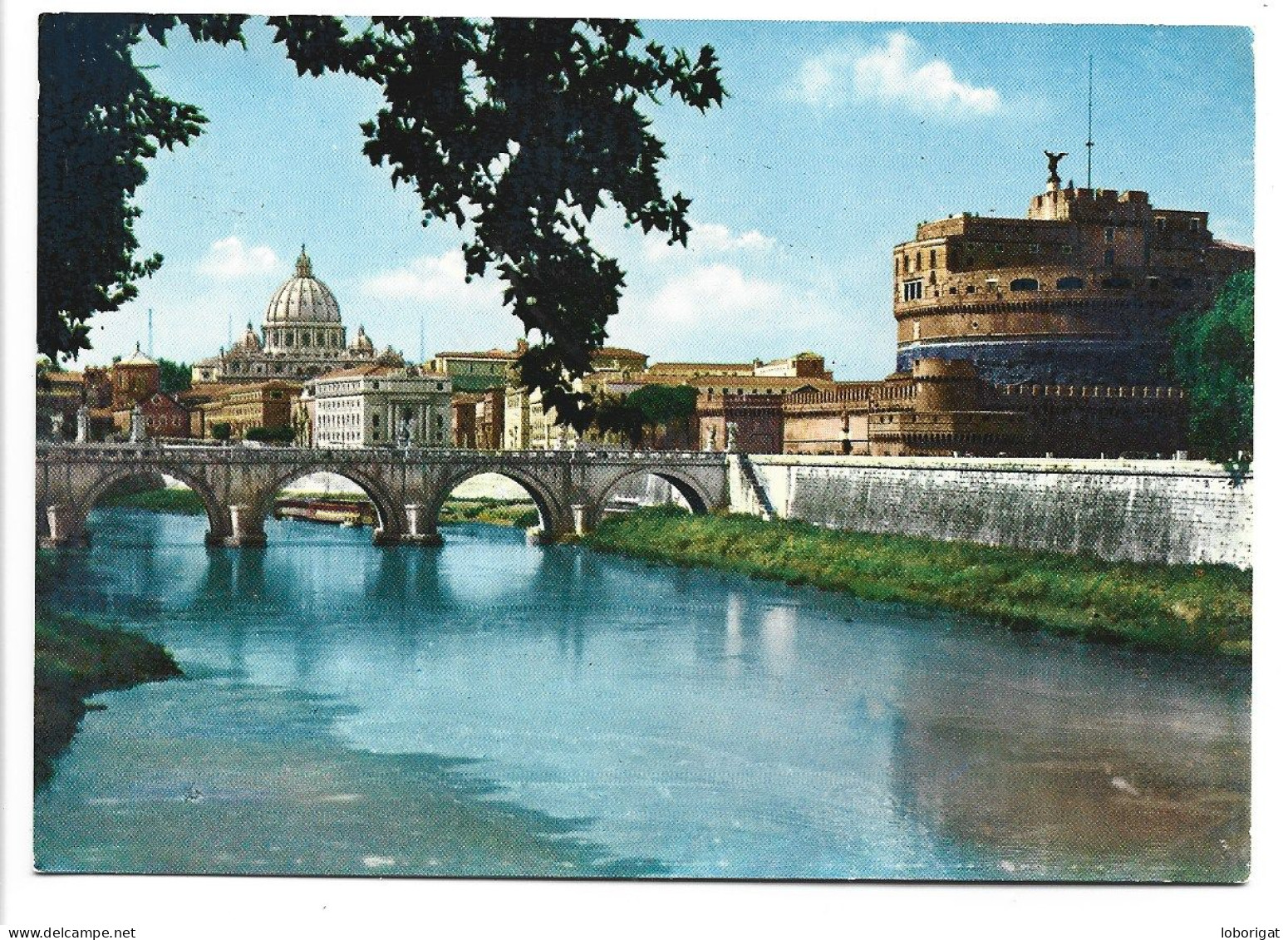 PONTE E CASTEL S. ANGELO / SAN'T ANGELO BRIDGE AND CASTLE.-  ROMA - ( ITALIA ) - Ponts