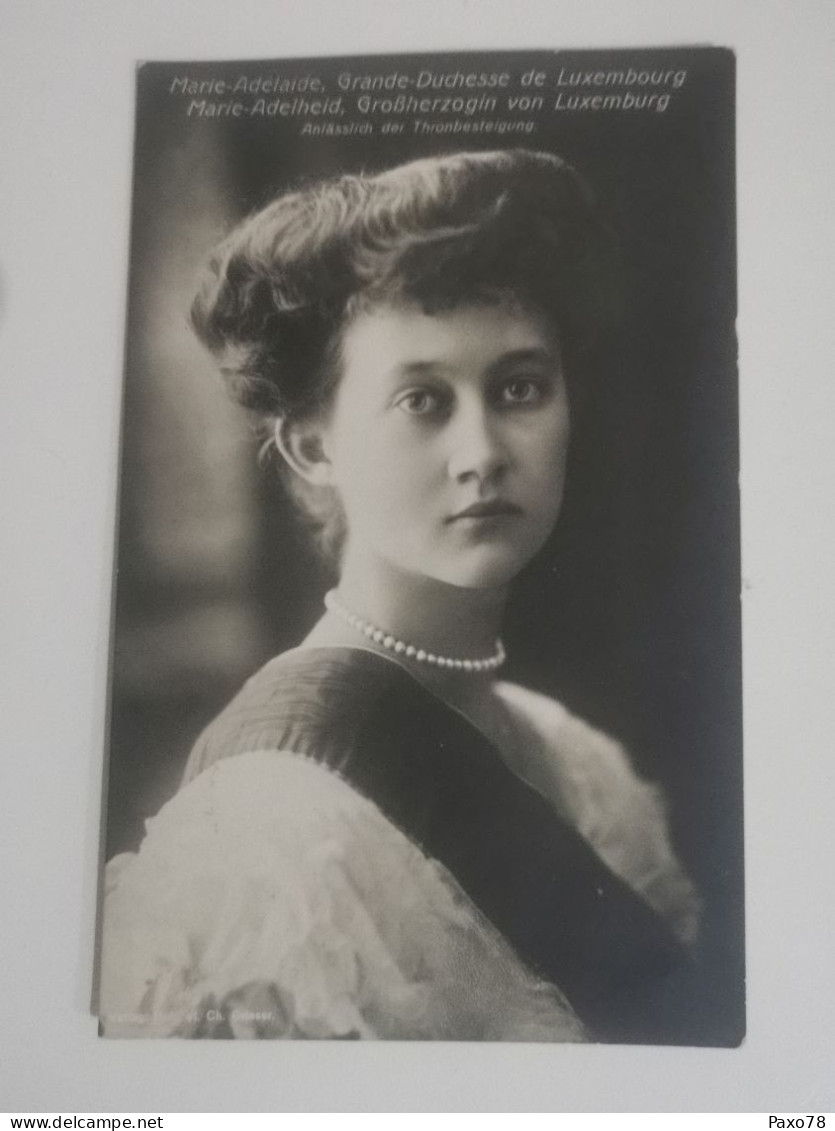 Grand-Duchesse Marie-Adélaïde De Luxembourg - Koninklijke Familie