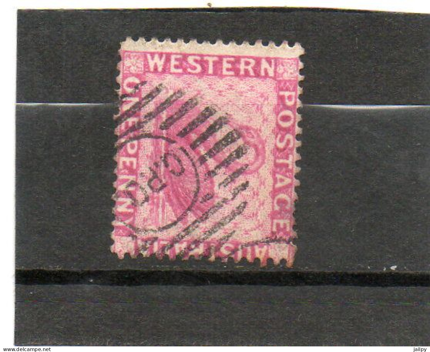 AUSTRALIE    1 P   1852-1912  N° 9   Westen Australia  Signé Brun  Oblitéré - Gebraucht